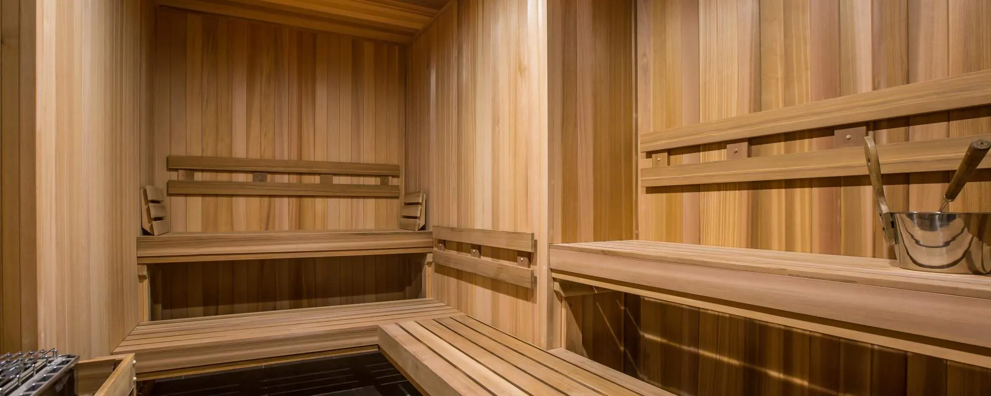 Sauna at Exhibit On Superior in Chicago, Illinois